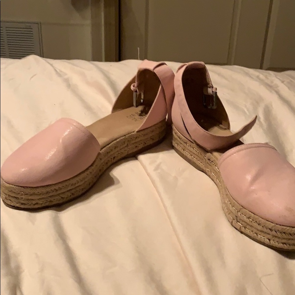Light pink espadrilles
